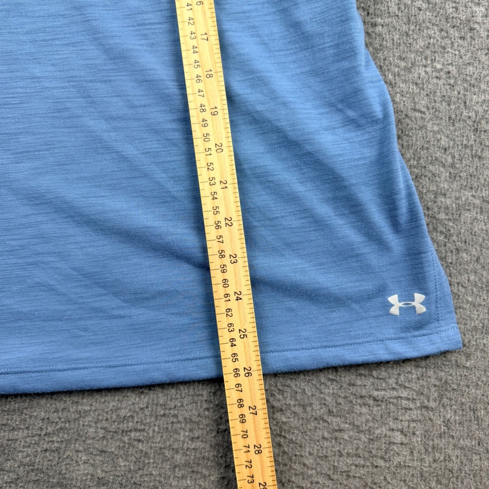 Under Armour HeatGear Tank Top Men's S Small Blue Loose Fit Racerback Sleeveless - Picture 7 of 7